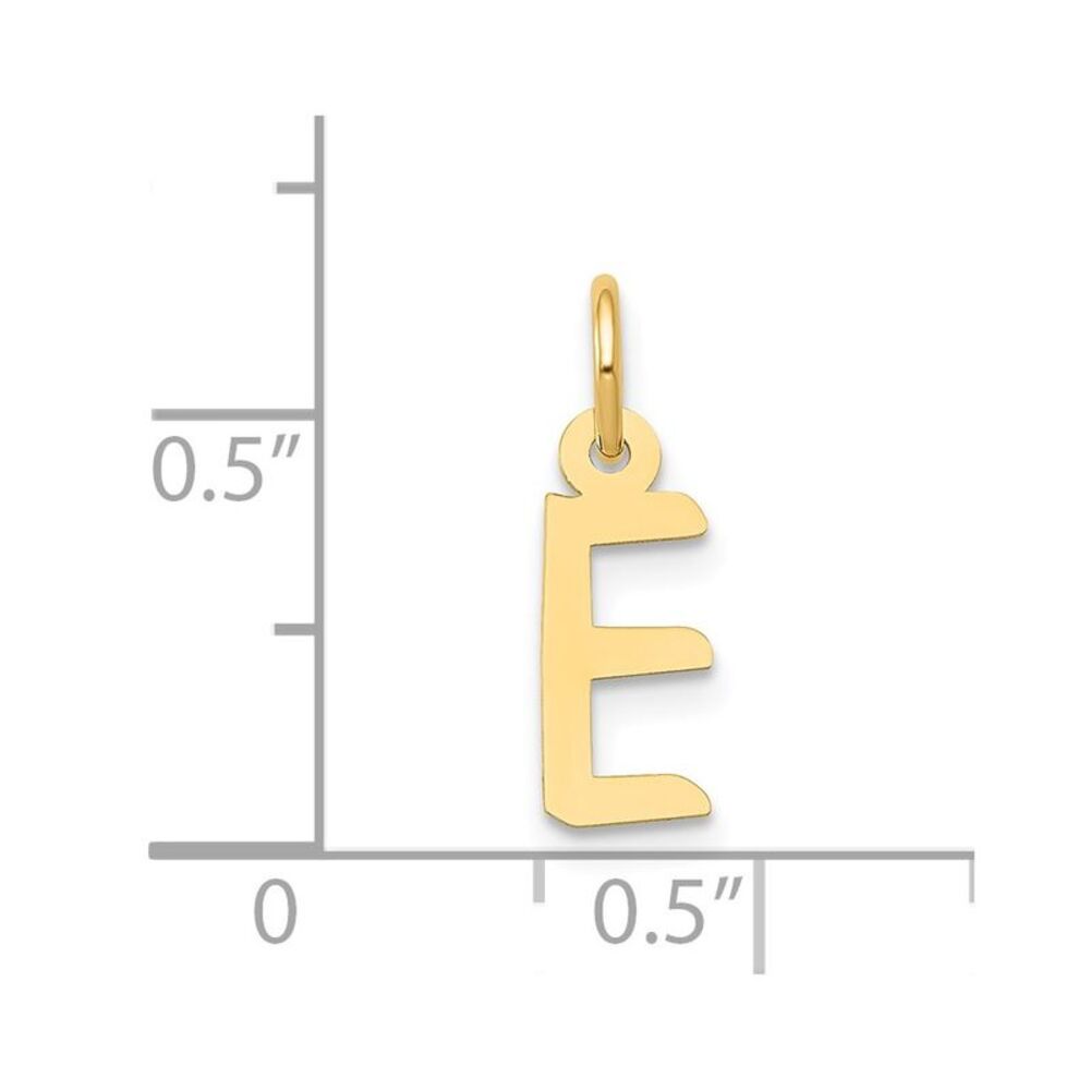 Kazi Luxury 14k Yellow Gold Small Slanted Block L… - image 4